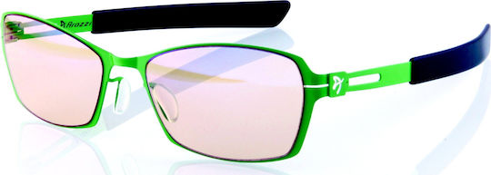 Arozzi Gaming-Brille Visione Vx-500 Grün Grün-schwarze Gestelle Bernsteinfarbene Gläser