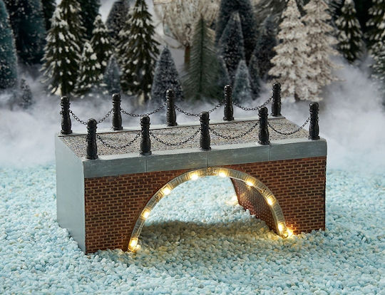 Luville Iluminată De Crăciun Figurină Înălțime 20.2cm.