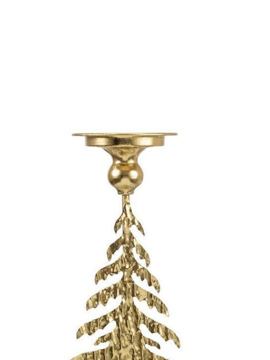 Beleuchtet Weihnachtsdekoration Baum 32.5cm Gold