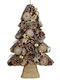 Weihnachtsdekoration Baum 44cm Verziert Braun