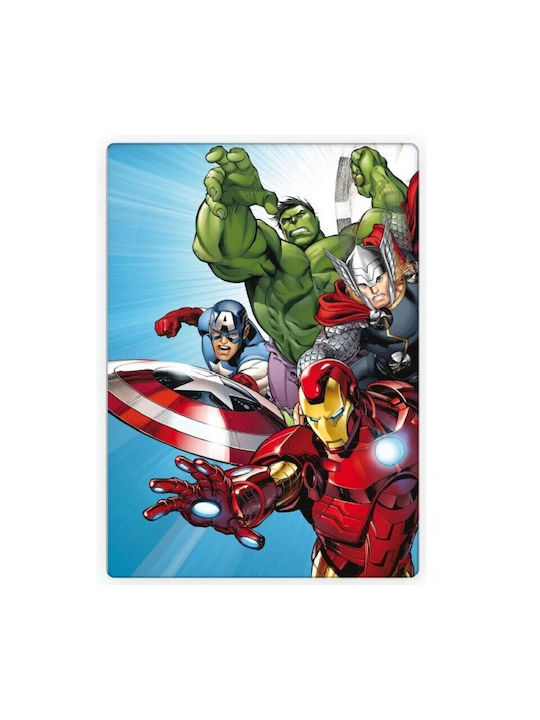 Marvel Κουβέρτα Fleece Avengers Πολύχρωμη 100x140εκ.