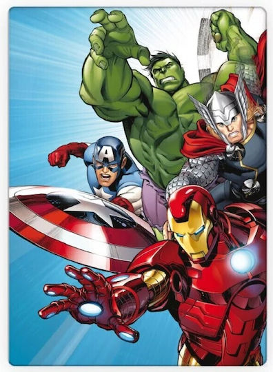 Marvel Fleece Avengers Multicolour Blanket 100x140cm