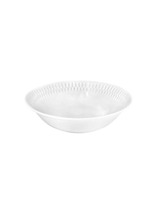 Oriana Ferelli Serving Bowl Round made of Porcelain White with Diameter 23cm 2pcs