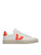 Campo Chromefree Γυναικεία Sneakers Extra White / Orange Fluo
