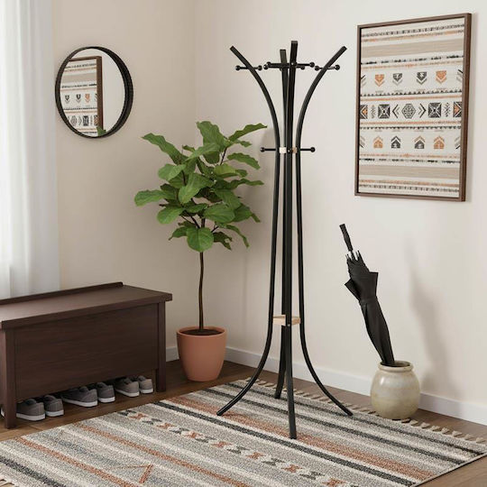 Pakketo Bamile Καλόγερος Μεταλλικός Μαύρος 51x63x175cm