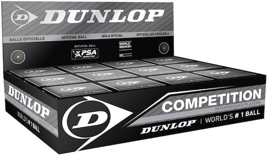 Dunlop Μπαλάκια Squash 12τμχ