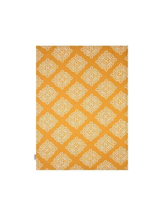 Dexam Towel from 100% Cotton in Orange Color 50x70cm