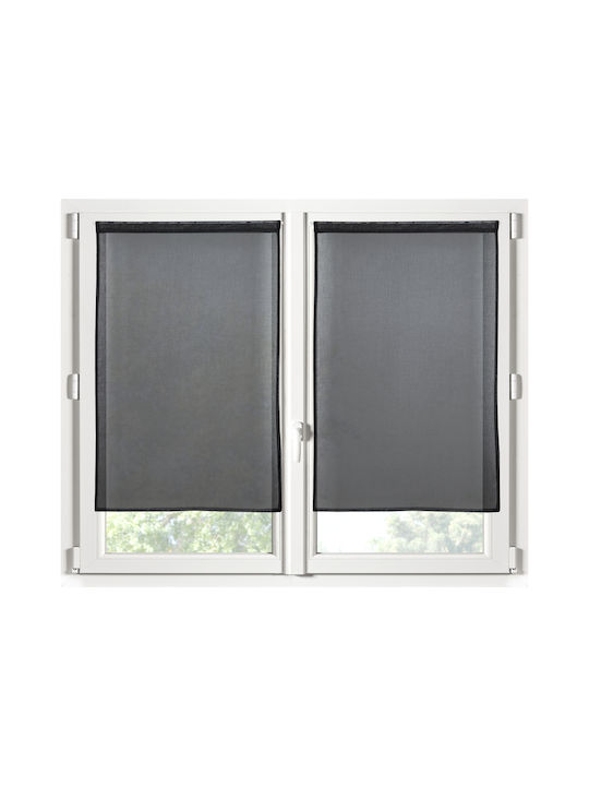 Window Curtain with Tunnel S-f Monna Black 60x120cm