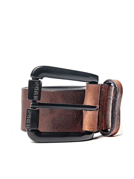 Devergo Men's Belt Leather Brown