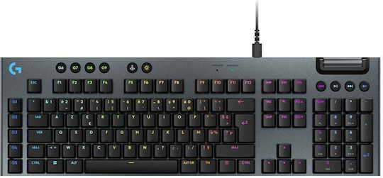 Logitech G915 X Gaming Μηχανικό Πληκτρολόγιο με GL Tactile διακόπτες και RGB φωτισμό (Αγγλικό US)