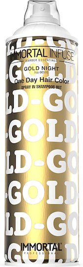 Immortal Infuse Προσωρινή Βαφή Μαλλιών σε Spray Gold 200ml