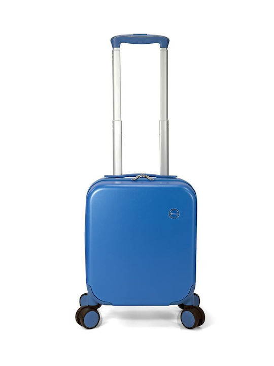 Benzi Cabin Travel Suitcase Hard Blue with 4 Wheels Height 44cm BZ5789
