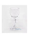 Weinglas für Hochzeit Kristall / Silber