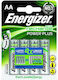 Energizer Aa/hr6 2000 Mah Rechargeable Accu Power Plus Ni-mh 4 Pcs