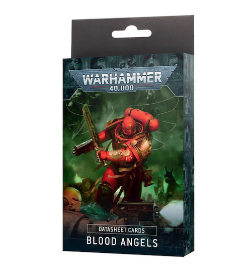 Warhammer 40.000 Fişe de Date Blood Angels Engleză