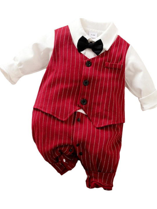 TakTakBaby Burgundy Baby Bodysuit