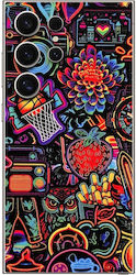 Gams Back Film Premium Vinyl Skin Back Plate for Galaxy S24 Ultra 3D Neon