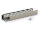 19'' Patch Panel 1u Single-sided Plastic Rail Gray Ral7035