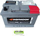 Hankook Batterie Auto mit Kapazität 70Ah