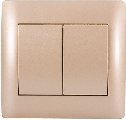 Elmark Rhyme Wall Switch Gold