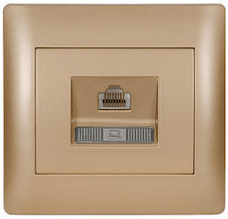 Elmark Rhyme Einzeln in Gold Farbe 11283