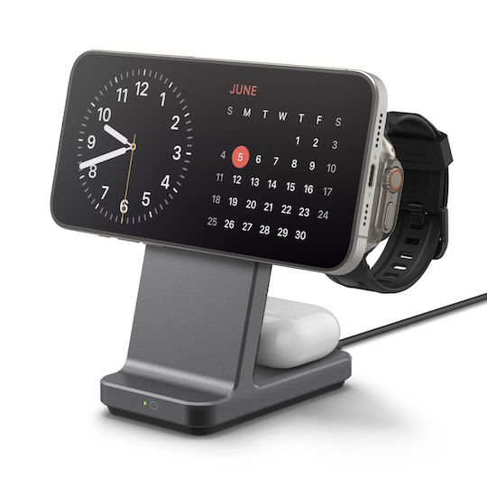 Spigen Wireless Charger Qi2 15W Gray (3-in-1 Stand S318W)
