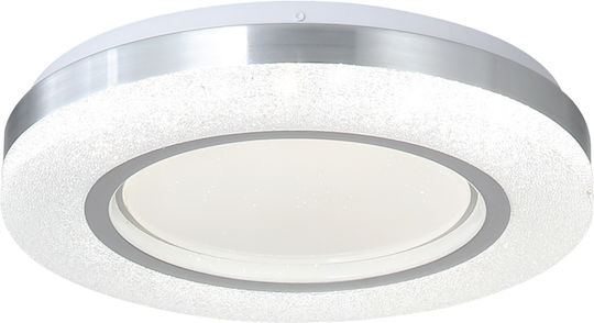 Inlight 72w 3cct Πλαφονιέρα Οροφής 50εκ. Λευκή με Ενσωματωμένο LED