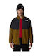 Glacier Cardigan Fleece pentru Bărbați Moss Green-asphalt Grey