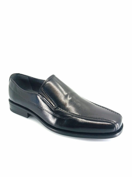 Δερμάτινα Ανδρικά Loafers σε Μαύρο Χρώμα