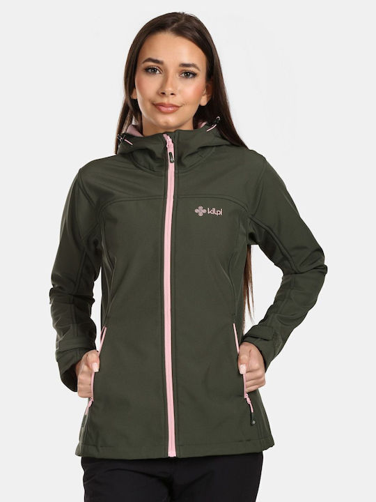 Ravia Softshell Γυναικείο Μπουφάν Dark Green