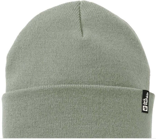 Beanie Unisex Beanie mit Rippstrick in Grün Farbe