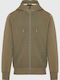 Men's Cardigan Hooded Khaki