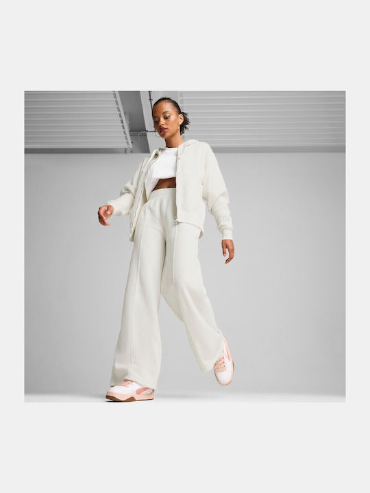 PUMA Jogginghose Vlies Ecru