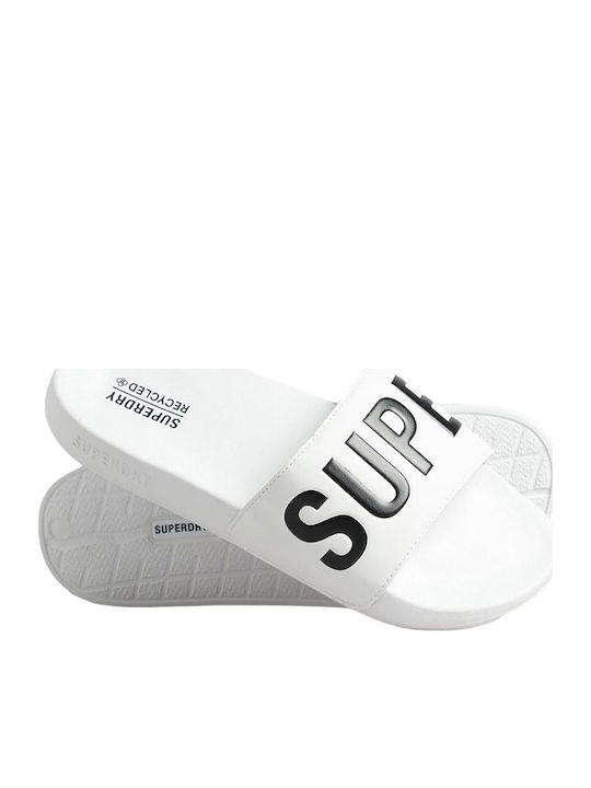 Superdry Slides Λευκά