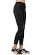 Women's Long Training Legging High Waisted Carbon Black