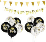 Balloon Birthday-Celebration Number Gold