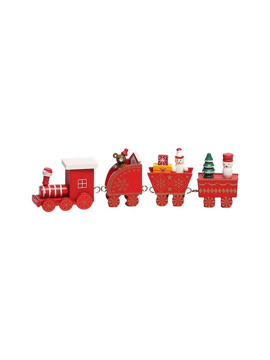 Hanging Ornament Train Red