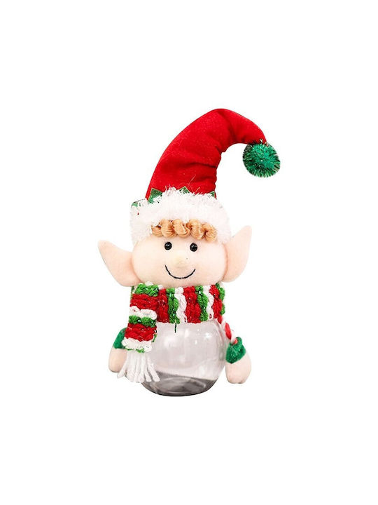 Mini Elf Hanging Ornament Beanie Transparent