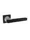 Mâner de Ușă Interior, Simplu sau Pereche, Perfect 242-7-s19s04 Negru Mat Cromat