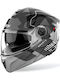 Airoh Specktre Groove Grey Motorradhelm Flip-Up ECE 22.06 mit Sonnenblende