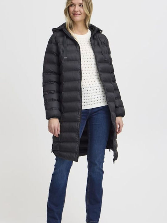 Fransa Women's Long Puffer Jacket for Winter wi...