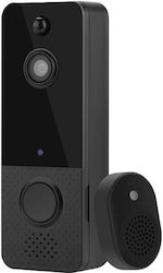 Smart Video Türsprechanlage Smarthome Rohs Kabelloser Ir Sensor Nachtsicht Gegensprechanlage Smart App Schwarz
