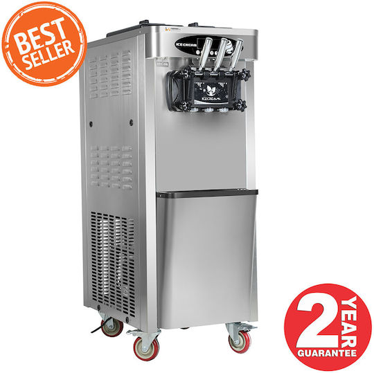 Lappas Επαγγελματική Μηχανή Soft και Παγωτού 1.6kW 2.2x2.2x126.6εκ. LP-IC3
