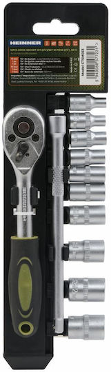 Hr Set 12 Pieces 1/4" Cr-v