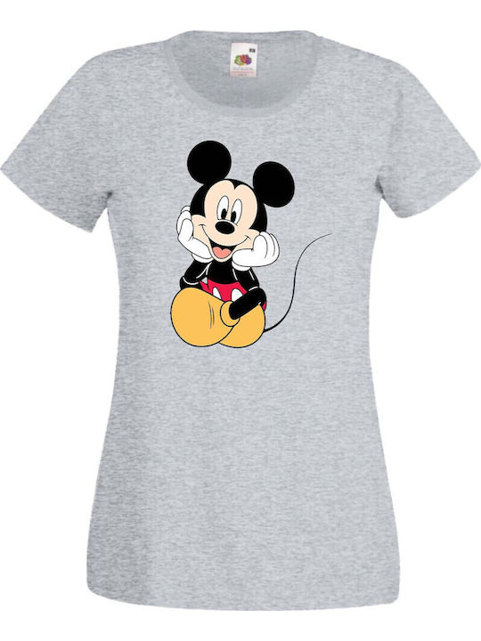 Women's Mickey Mouse 3 Grey T-shirt