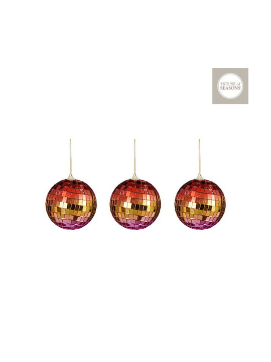 Hanging Ball Ornament Ornament 3cm Set 3pcs