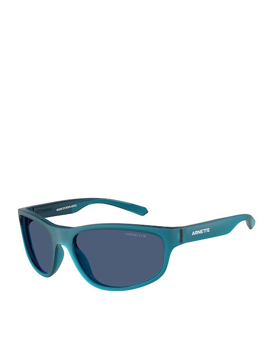Arnette Men's Sunglasses with Blue Plastic Frame and Blue Lens AN4351 296880