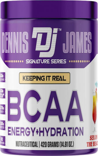 Dennis James Signature Series BCAA Energy L-глутамин и L-цитрулин малат 420 грама череша