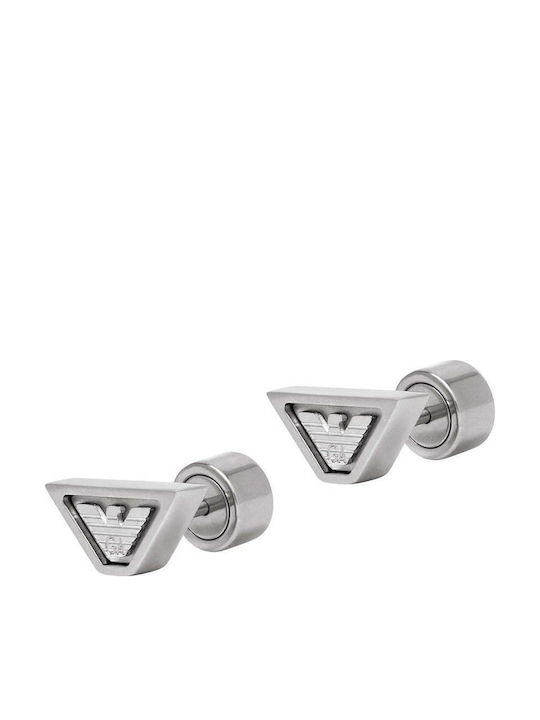 Emporio Armani Eagle Logo Men's Earrings made of Steel
