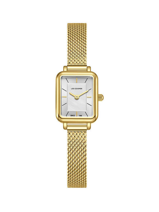 Lee Cooper Women's Watch with Gold Metal Bracelet